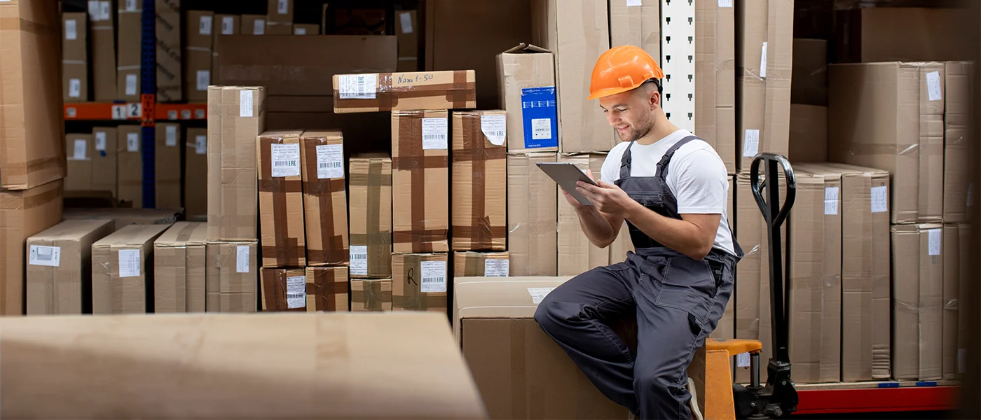 E-commerce Warehouse With Packed Boxes | Locad Blog