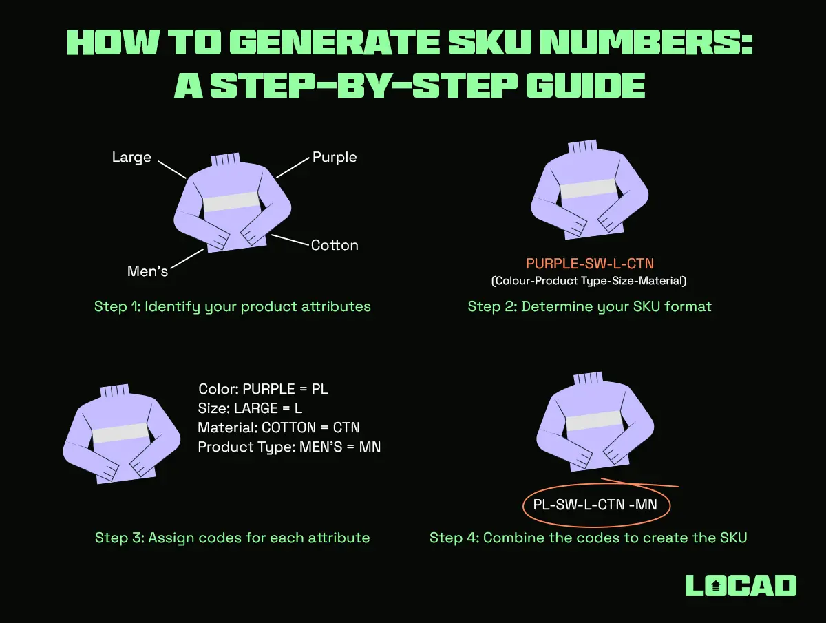 How to generate SKU Numbers: A step-by-step guide