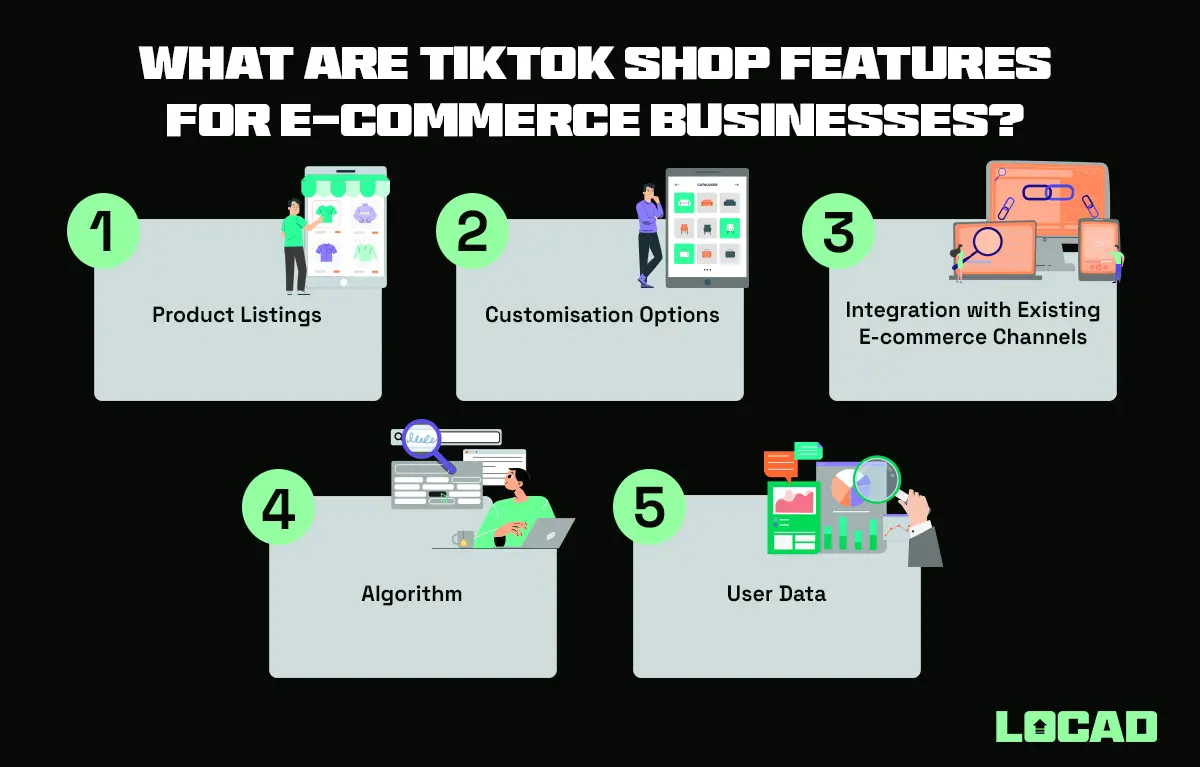 What are TikTok Shop features for E-commerce Businesses?