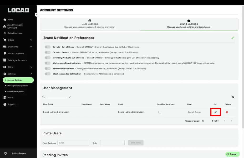 Mastering Control: Navigating Account Adjustments, Notification Preferences, and Brand Settings in Locad