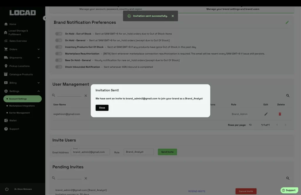 Mastering Control: Navigating Account Adjustments, Notification Preferences, and Brand Settings in Locad