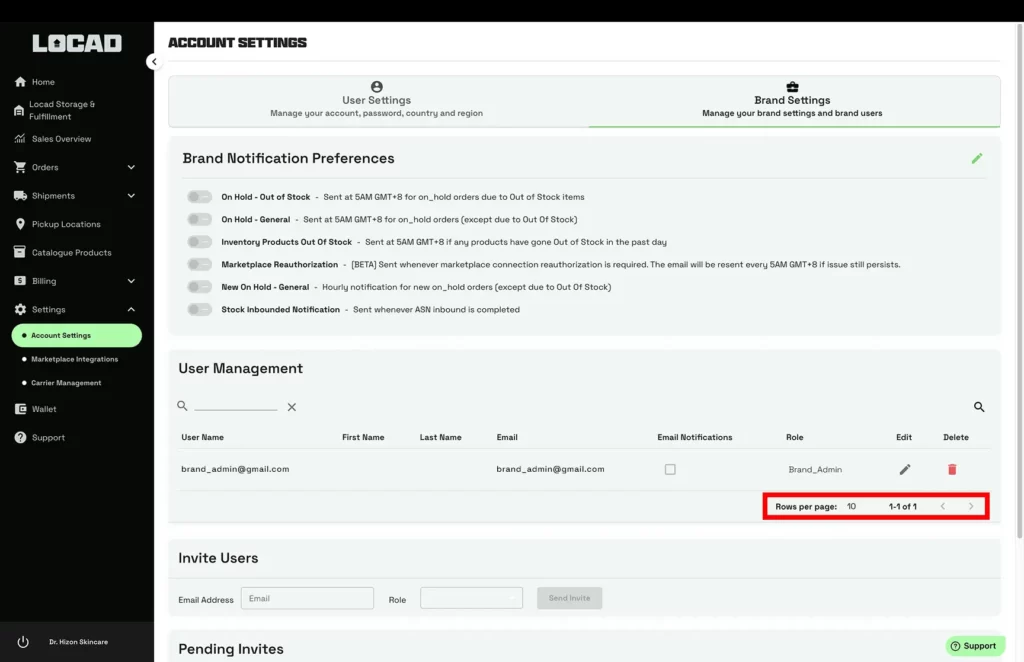 Mastering Control: Navigating Account Adjustments, Notification Preferences, and Brand Settings in Locad