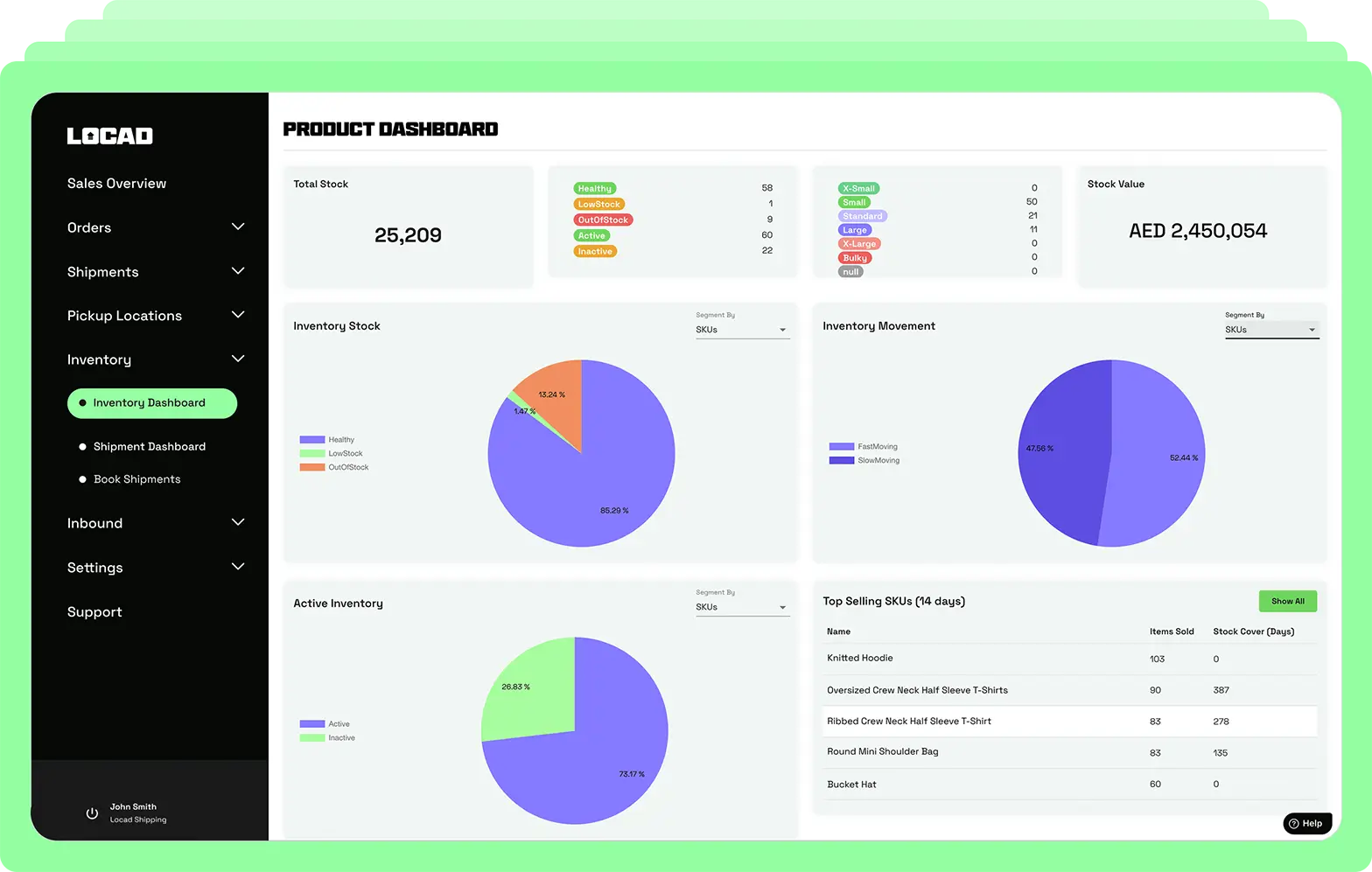 Inventory storage and management for E-commerce Sellers in GCC